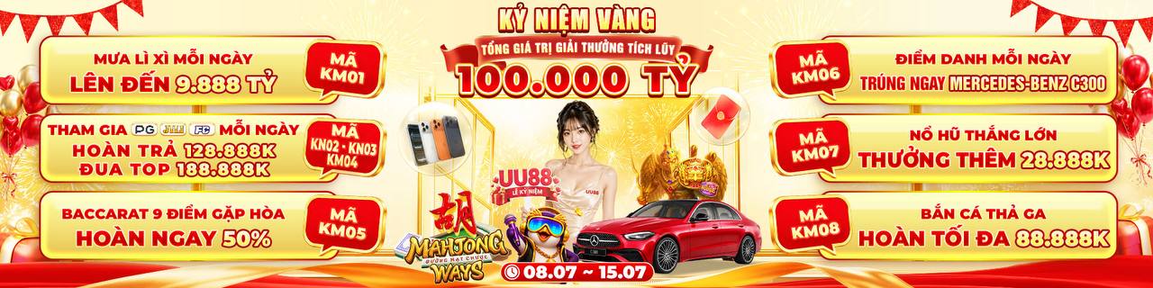 Kỷ niệm vàng UU88 tặng tri hân 1000 tỷ